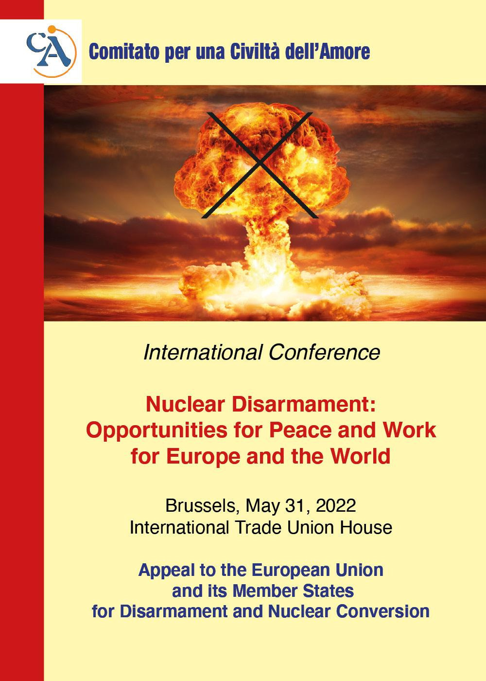 Nuclear disarmament: opportunities for peace and work for Europe and …