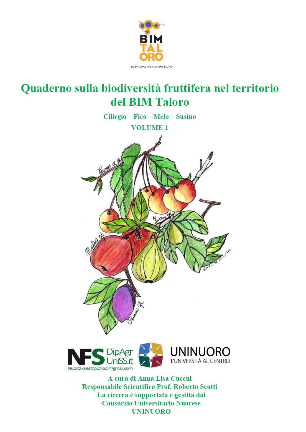 Quaderno sulla biodiversità fruttifera nel territorio del BIM Taloro (Sardegna). …