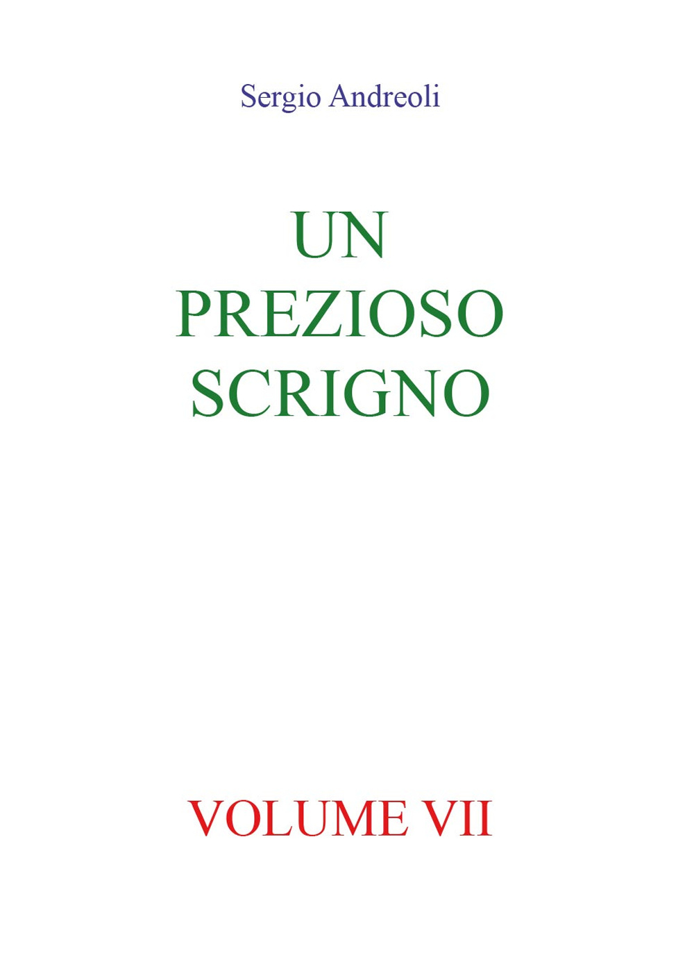 Un prezioso scrigno. Vol. 7