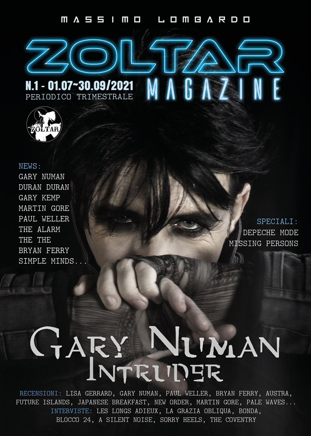 Zoltar. Periodico trimestrale di informazione culturale. Vol. 1: Gary Numan …