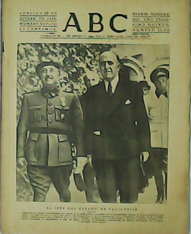 ABC. Año trigésimo quinto. Nº 11.310. Artículo de Eugenio Valdés.