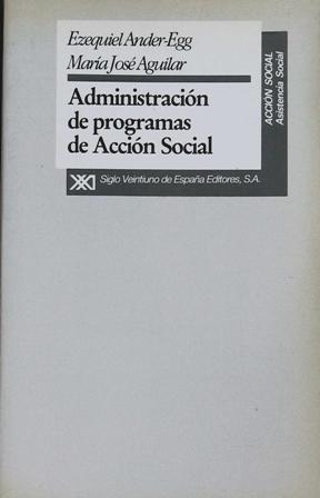 Administración de programas de Acción social. ��
