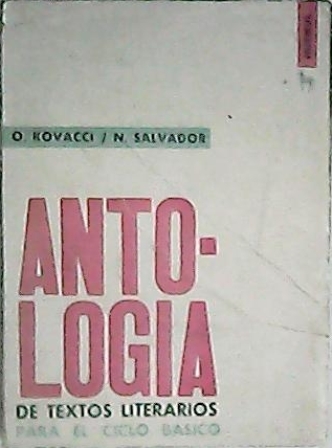 Antología de textos literarios para el ciclo básico (Garcilaso, Cervantes, …