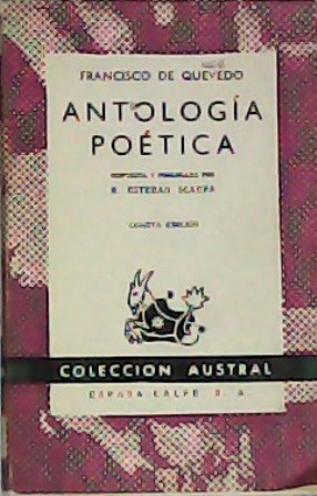 Antología poética. Selección y prólogo de R. Esteban Scarpa.