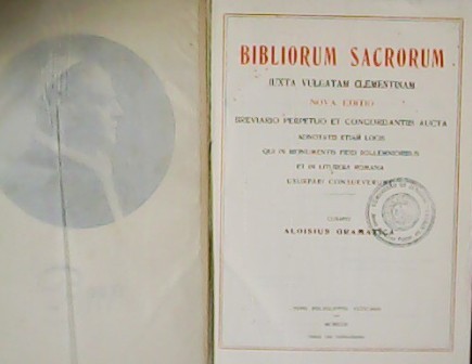 Bibliorum Sacrorum. Iuxta Vulgatam Clementinam Nova Editio. Breviario Perpetuo et …