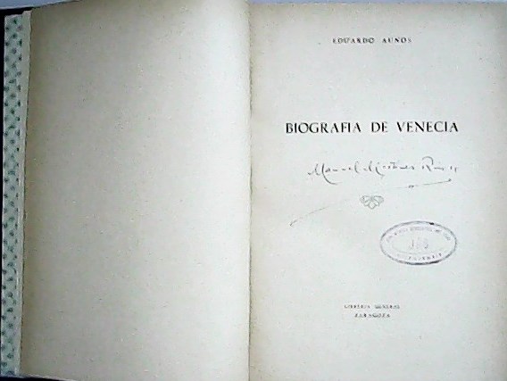Biografía de Venecia. ����