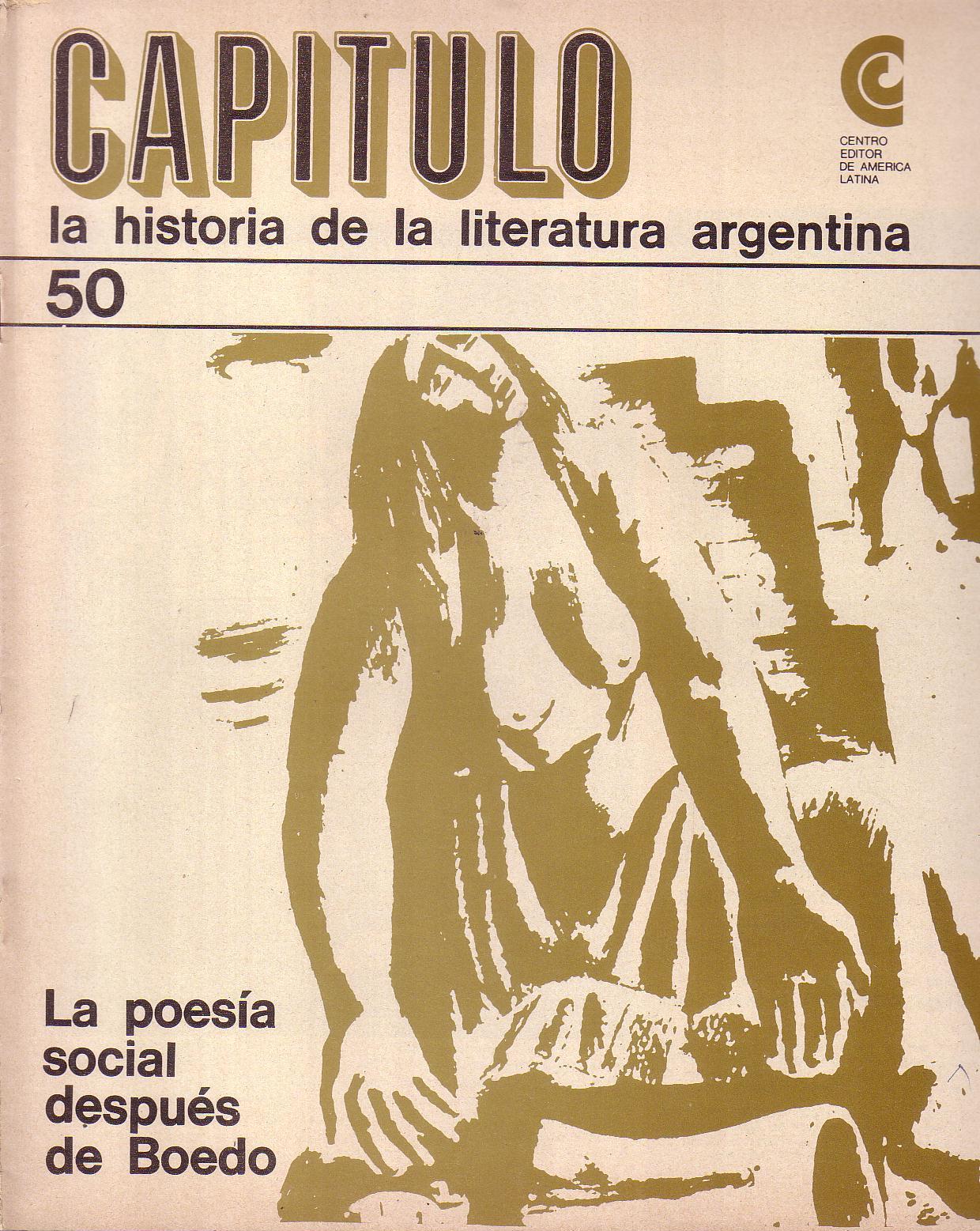 CAPITULO.- La historia de la literatura argentina. Nº 50. La …