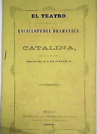 Catalina (zarzuela en tres actos).