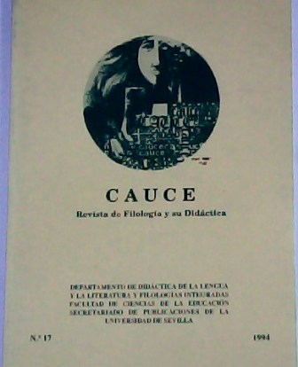 CAUCE.- Revista de Filología y su Didáctica. Nº 17. Dirigida …