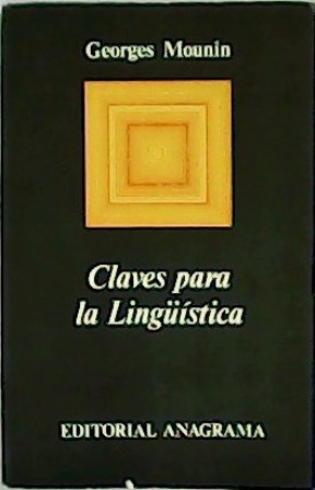 Claves para la Lingüística.