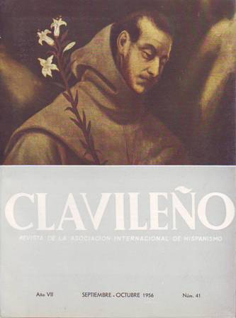 CLAVILEÑO. Revista de la Asociación Internacional de Hispanismo.- Año VII, …