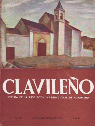 CLAVILEÑO. Revista de la Asociación Internacional de Hispanismo.- Año VII, …