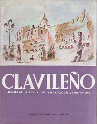 CLAVILEÑO. Revista de la Asociación Internacional de Hispanismo.- Nº18. Dirigida …