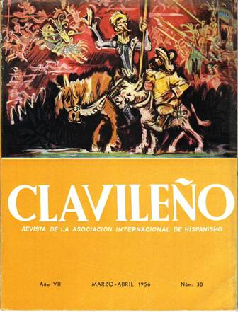 CLAVILEÑO. Revista de la Asociación Internacional de Hispanismo.- Nº38. Colaboran: …