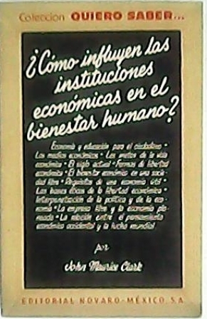 ¿Cómo influyen las instituciones económicas en el bienestar humano?. Traducción …