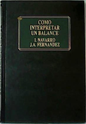 Cómo interpretar un balance.