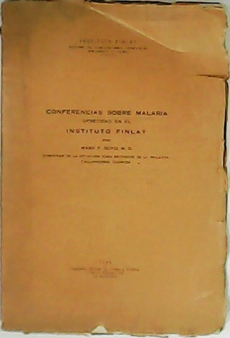 Conferencias sobre Malaria ofrecidas en el Instituto Finlay.