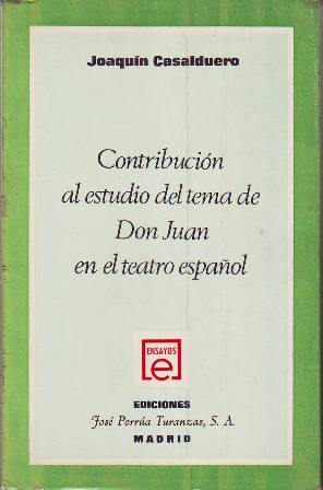 Contribución al estudio del tema de Don Juan en el …