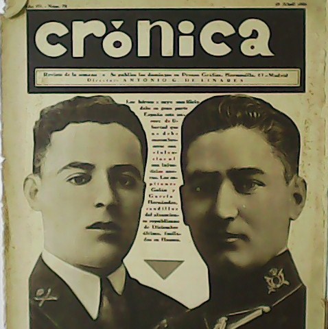 Crónica. Año III. Nº 75. Colabora Pedro Massa.