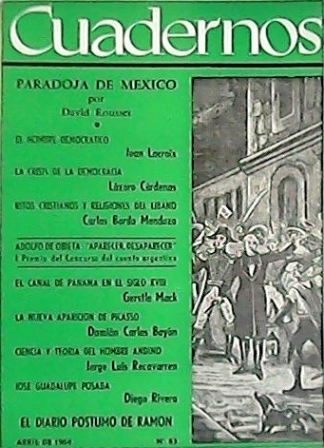 CUADERNOS, nº83.- Revista Mensual de América Latina. Director: Germán Arciniegas. …