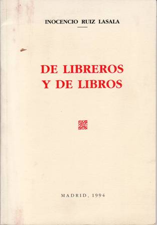 De libreros y de libros. Edición conmemorativa de la VI …