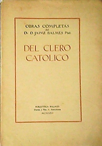 Del clero catolico.