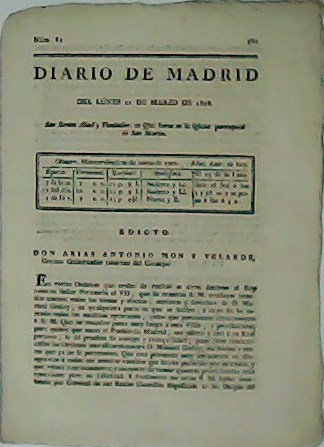 Diario de Madrid. Nº 81.