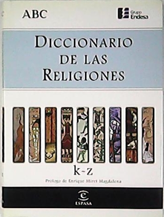 Diccionario de las religiones. 2 tomos. Prólogo de.