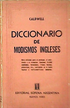 Diccionario de Modismos Ingleses.