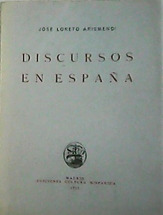 Discurso en España.