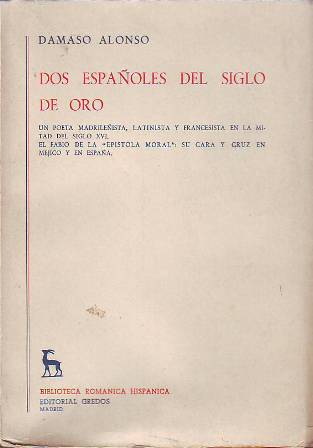 Dos españoles del siglo de oro. (Un poeta madrileñista, latinista …