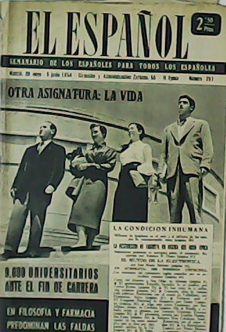 EL ESPAÑOL. Semanario de los españoles para todos los españoles. …