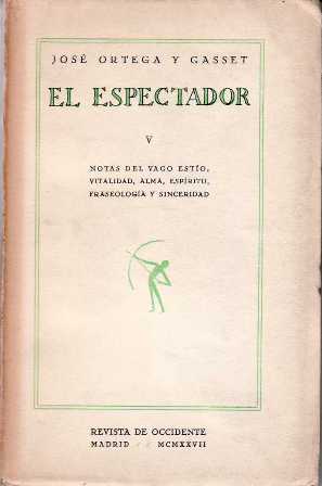 El espectador. Tomo V. Notoas del vago estío, vitalidad, alma, …