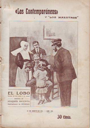 El lobo. Drama en 3 actos. Ilustr. de Mariano Pedrero.