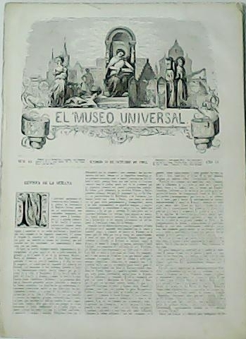 EL MUSEO UNIVERSAL. Revista semanal. Año VI, nº42.