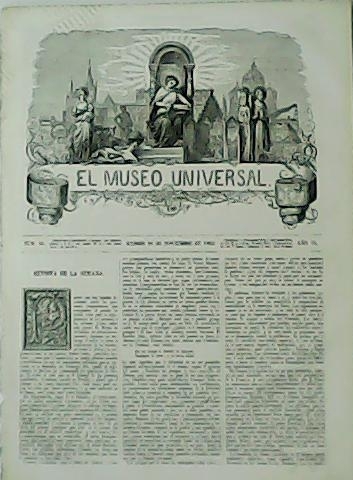 EL MUSEO UNIVERSAL. Revista semanal. Año VI, nº46.