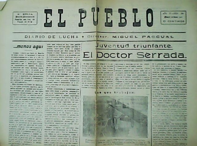 EL PUEBLO. Diario de lucha. Segunda época. Año VI. Nº655.