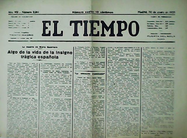 EL TIEMPO. Año VIII. Nº2.261.
