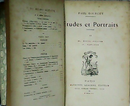 Études et Portraits. Tome II. Études anglaises. Fantaisies.