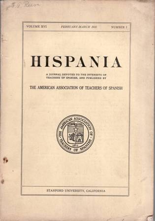 HISPANIA. vol. XVII. Nº 1, 3 y 4. February-march, october, …