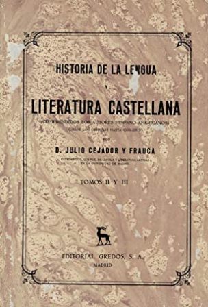Historia de la lengua y literatura castellana. Tomo I, 1ª …