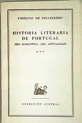 Historia literaria de Portugal (Era romántica-1815-actualidad)