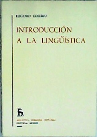 Introducción a la lingüística.