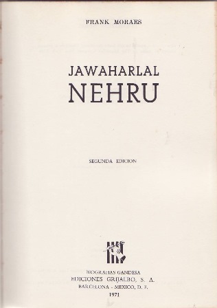 Jawaharlal Nehru.