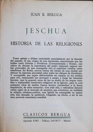 Jeschua. Historia de las religiones. ����