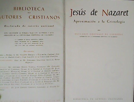 Jesús de Nazaret. Aproximación a la Cristología.