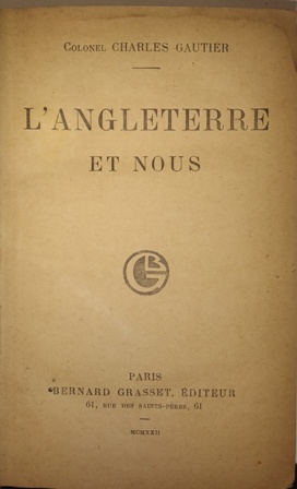 L´Angleterre et nous.