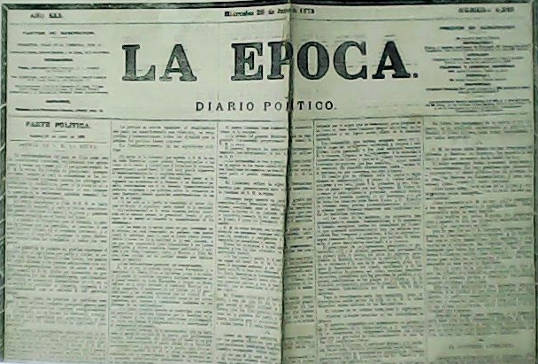 LA ÉPOCA. Diario político. Año XXX. Nº9.346.