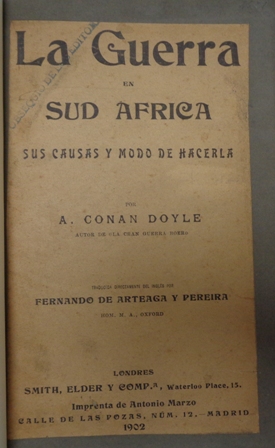 La Guerra en Sud Africa. Sus causas y modo de …