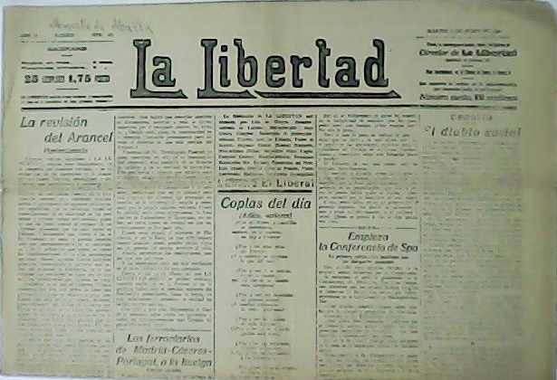 LA LIBERTAD. Año II. Nº183.